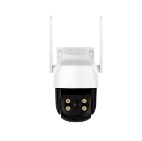 Outdoor Security Camera with Pan Tilt, Two-Way Audio, 270° Horizontal and 90° Vertical Coverage, WiFi Enabled