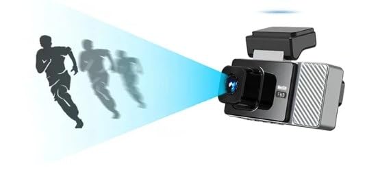 1080P Dual Lens Car Dashboard Camera, Digital Video Recorder with Motion Detection, Wide Angle