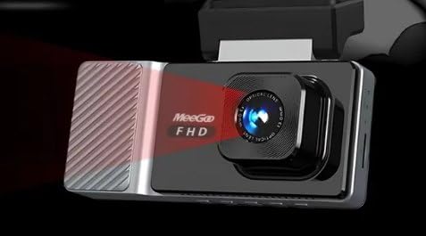 1080P Dual Lens Car Dashboard Camera, Digital Video Recorder with Motion Detection, Wide Angle