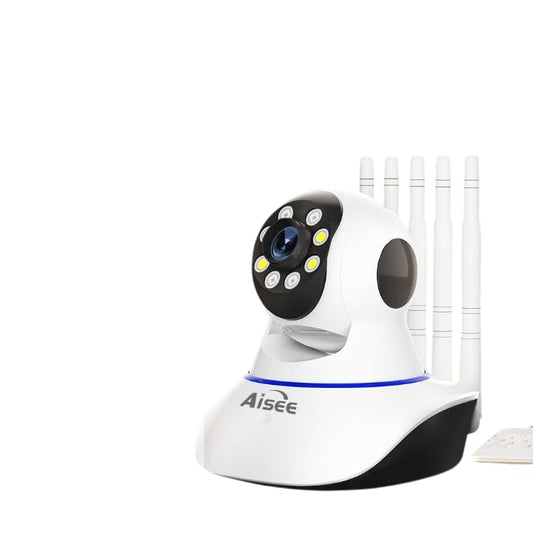 4K WiFi Security Camera, Smart Home Indoor Surveillance System with Night Vision, Motion Detection, Two-Way Audio, Cloud Storage, Remote Viewing, PTZ Control