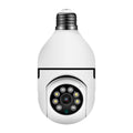 Smart Bulb WiFi Security Camera, 4MP HD 2.4G, 360° Panoramic Fisheye, Motion Detection, Night Vision, Two-Way Audio, Pan & Tilt, TF Card Storage, with Free Lamp Socket