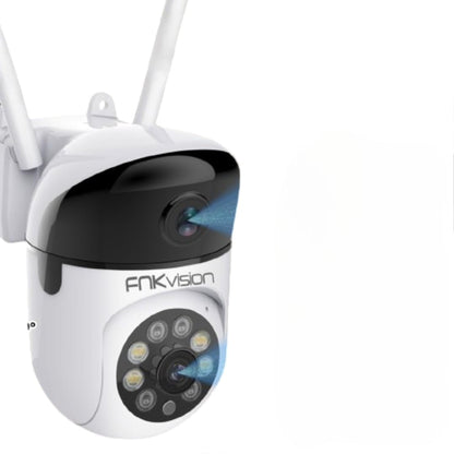 Vision 8MP Full HD Security Camera, WiFi Enabled, 355° Panoramic View, Smart AI Detection, Waterproof, Voice Intercom, Mobile App Control, for Home Office Store Surveillance