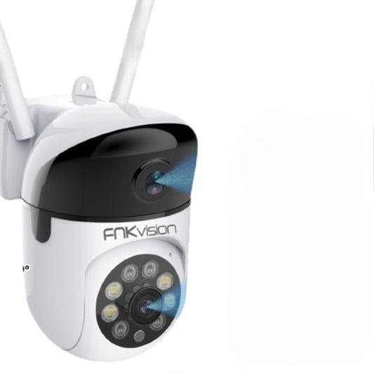 Vision 8MP Full HD Security Camera, WiFi Enabled, 355° Panoramic View, Smart AI Detection, Waterproof, Voice Intercom, Mobile App Control, for Home Office Store Surveillance