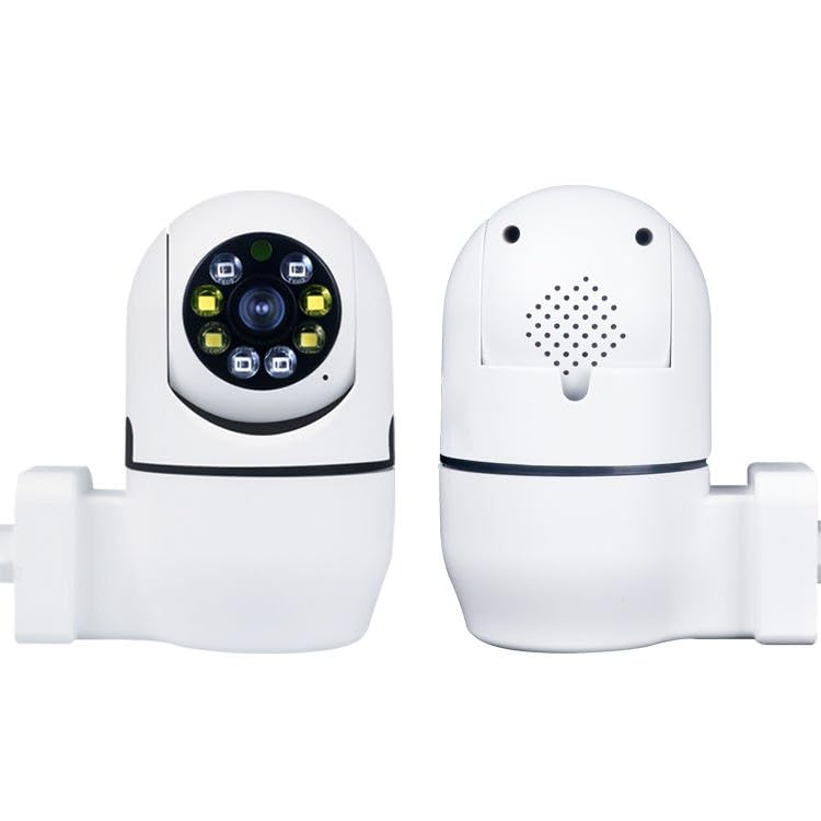 WiFi Security Camera, 1080P HD Indoor PTZ Camera with Night Vision, Two-Way Audio, Cloud Storage, SD Card Support up to 128GB, Compatible with iPhone and Android