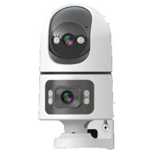 Smart Outdoor Security Camera, WiFi Dome Camera with Night Vision, Motion Detection, Mobile App Control