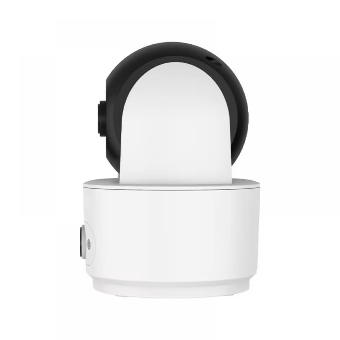 Security Camera, Dual Lens CCTV Camera with LED Lights, White