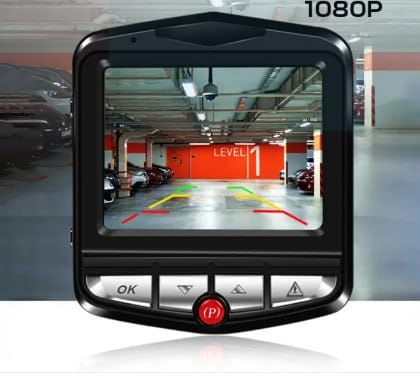 Car DVR Dashboard Camera, 1080P Full HD, Reverse Assist Back Camera