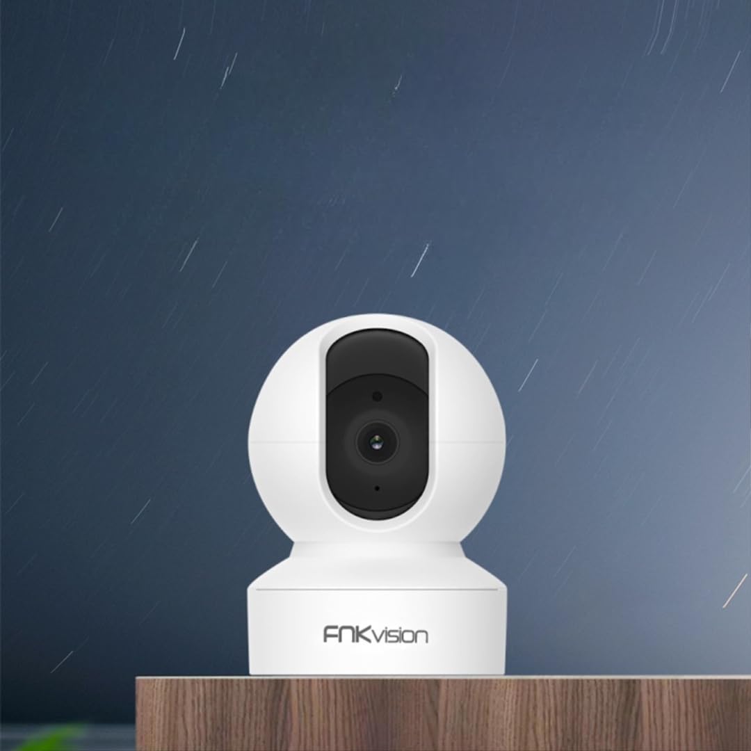 Vision 5MP Smart Security Camera, Full HD Pan/Tilt, WiFi Indoor Camera with AI Detection, Two-Way Audio, Night Vision, Mobile App Control, 115.85mm Height