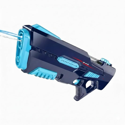 Water Blaster Gun, Navy Blue and White, 56cm/22 inch, Motorized Water Gun Toy