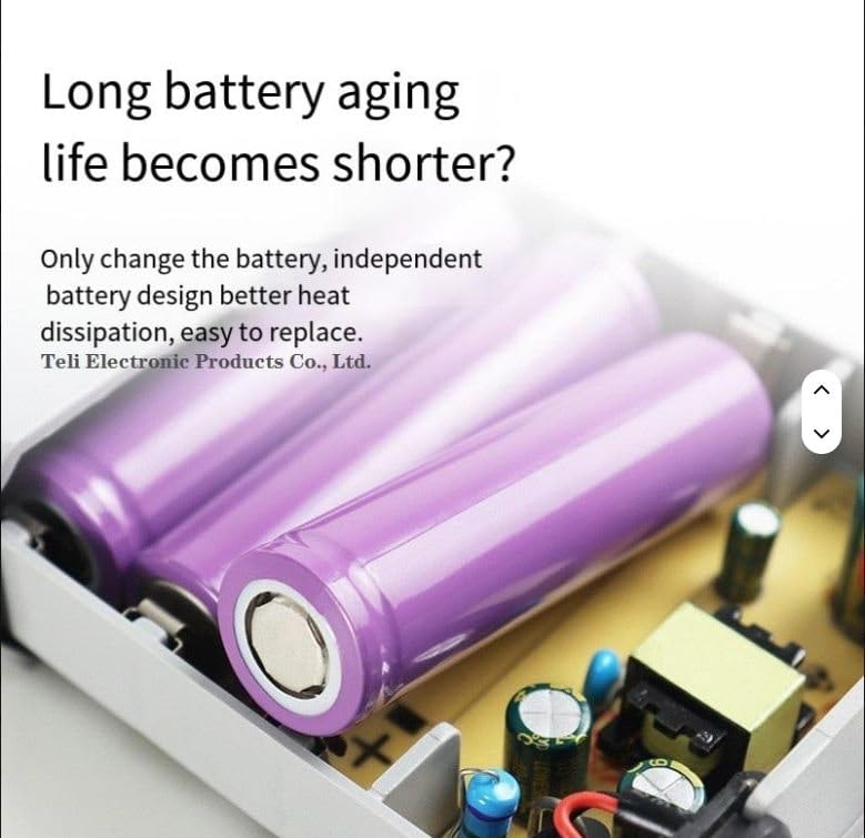 12V DC Mini UPS Power Supply for WiFi Router and CCTV Camera, 2A Output, Rainproof Design with Replaceable Battery, 24H Backup