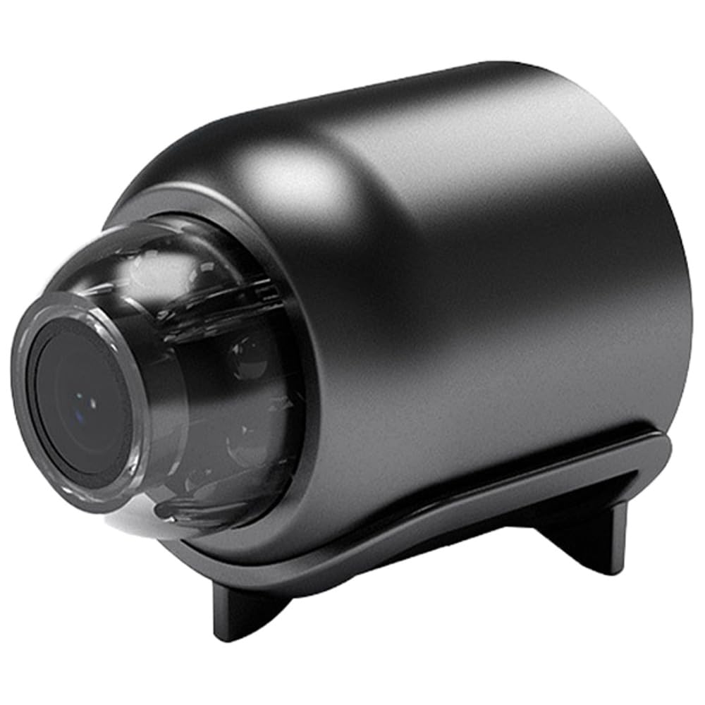 Mini Spy Camera, HD 1080P WiFi Security Camera with Night Vision, 160° Wide-Angle Lens, Magnetic Swivel Bracket, Smartphone App Monitoring, Motion Detection for Home, Office, Baby Monitoring