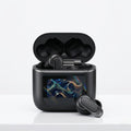 True Wireless Earbuds with Active Noise Cancellation, 360° Stereo Surround Sound, Smart Touchscreen Charging Case, Deep Bass, Ergonomic Fit (Metalic Black)
