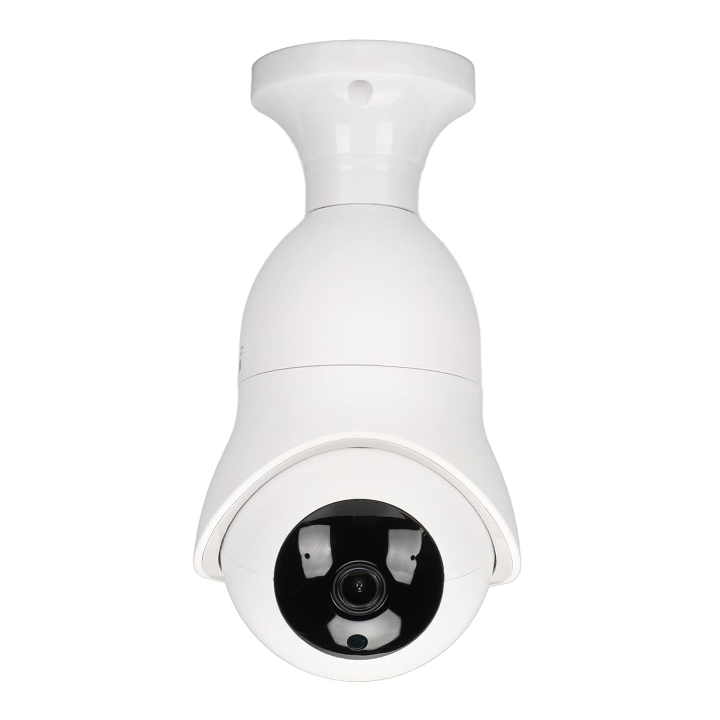 360° Panoramic Security Camera Light Bulb, E27 WiFi Smart Surveillance Camera with Night Vision, Motion Detection, Two-Way Audio, Cloud Storage Support