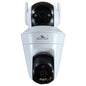 Home-Mall Smart Security Camera, Pan-Tilt Surveillance Camera, Indoor Outdoor CCTV, White
