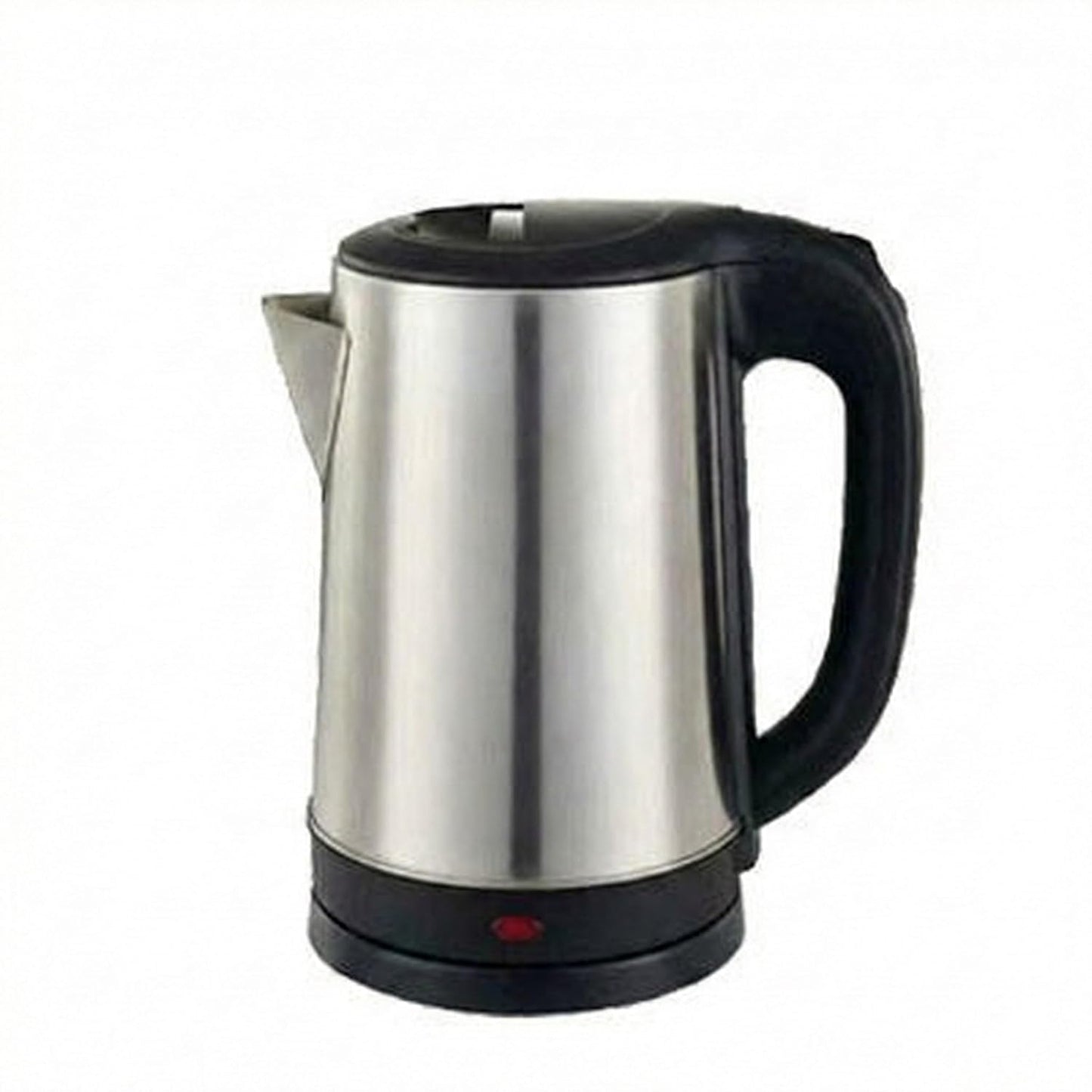 Stainless Steel Electric Kettle with Black Handle, High Capacity Fast Boiling Water Heater for Tea, Coffee, Kitchen and Office Use