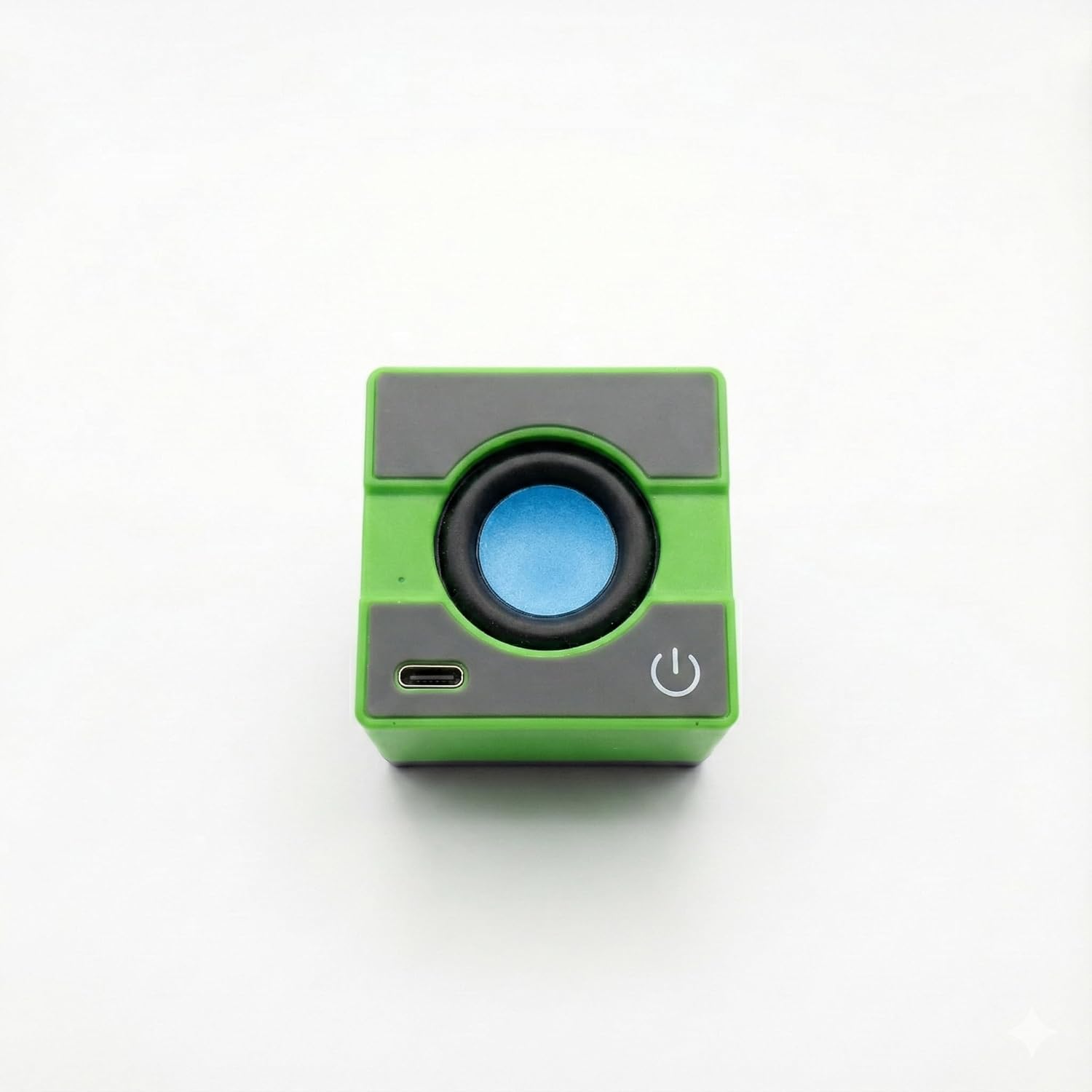 Mini Bluetooth Speaker with 360 Degree Sound, Portable Wireless Speaker with Enhanced Bass, Green, USB-C Charging, Compact Design for Travel and Outdoor Use