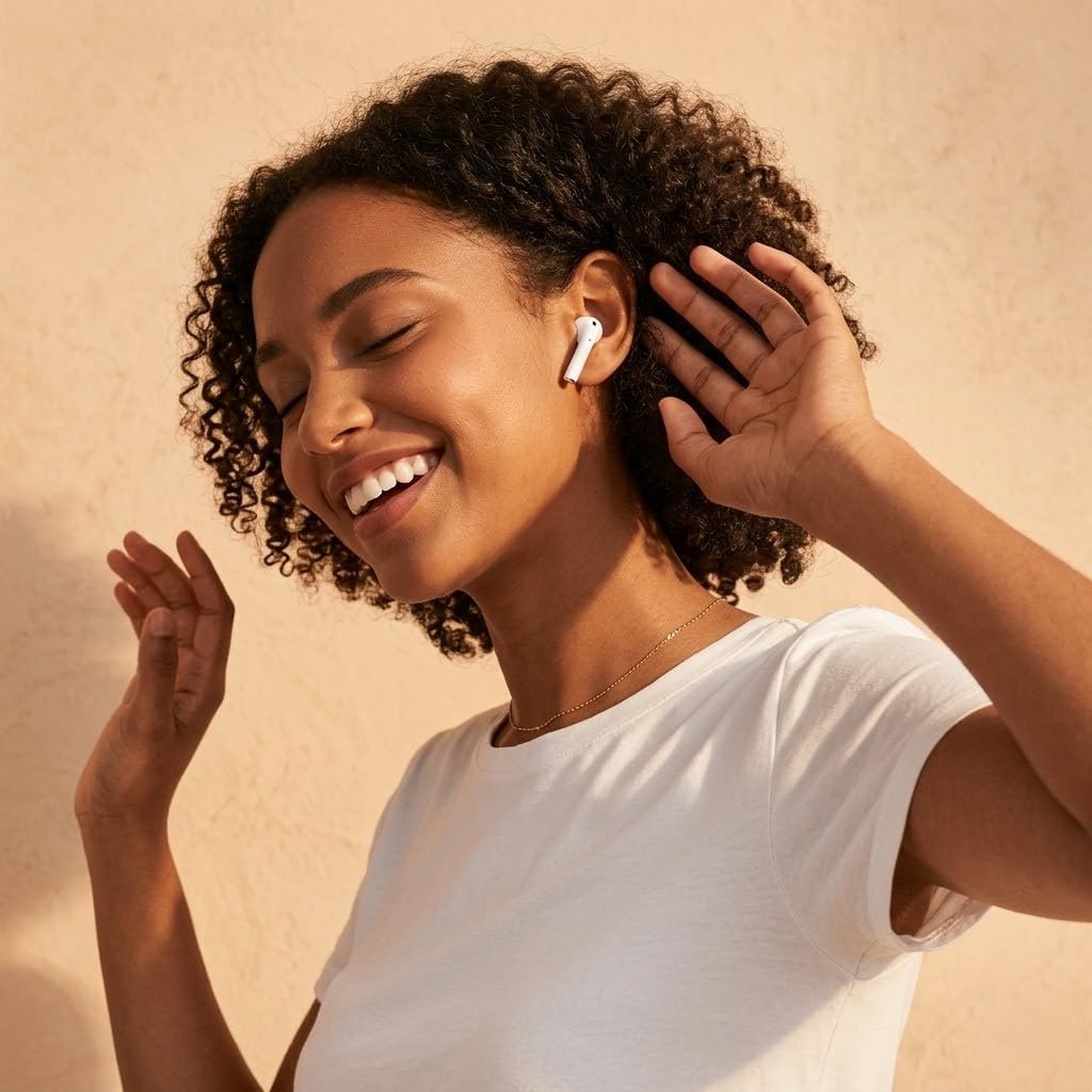 Wireless Earbuds with 1.5" LCD Touchscreen Charging Case, Bluetooth 5.4, Active Noise Cancellation, 40 Hours Playtime, Type-C Fast Charging