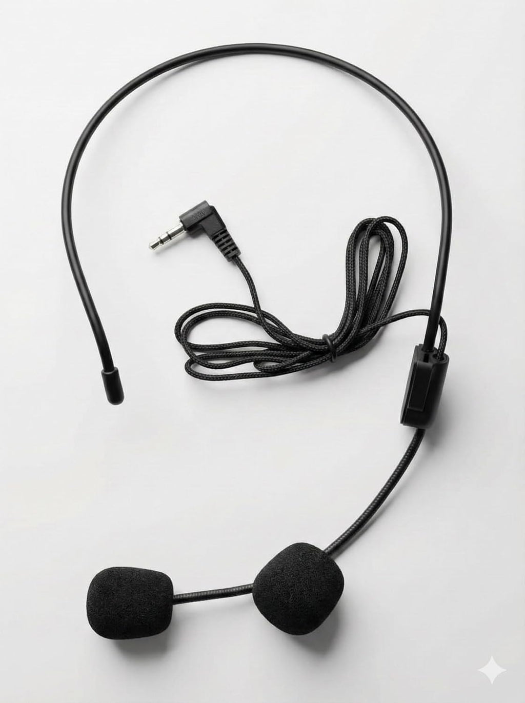 Portable Wired Voice Amplifier with Microphone, 12W Speaker, DSP Noise Reduction, USB and TF Card Support, Adjustable Strap, Black