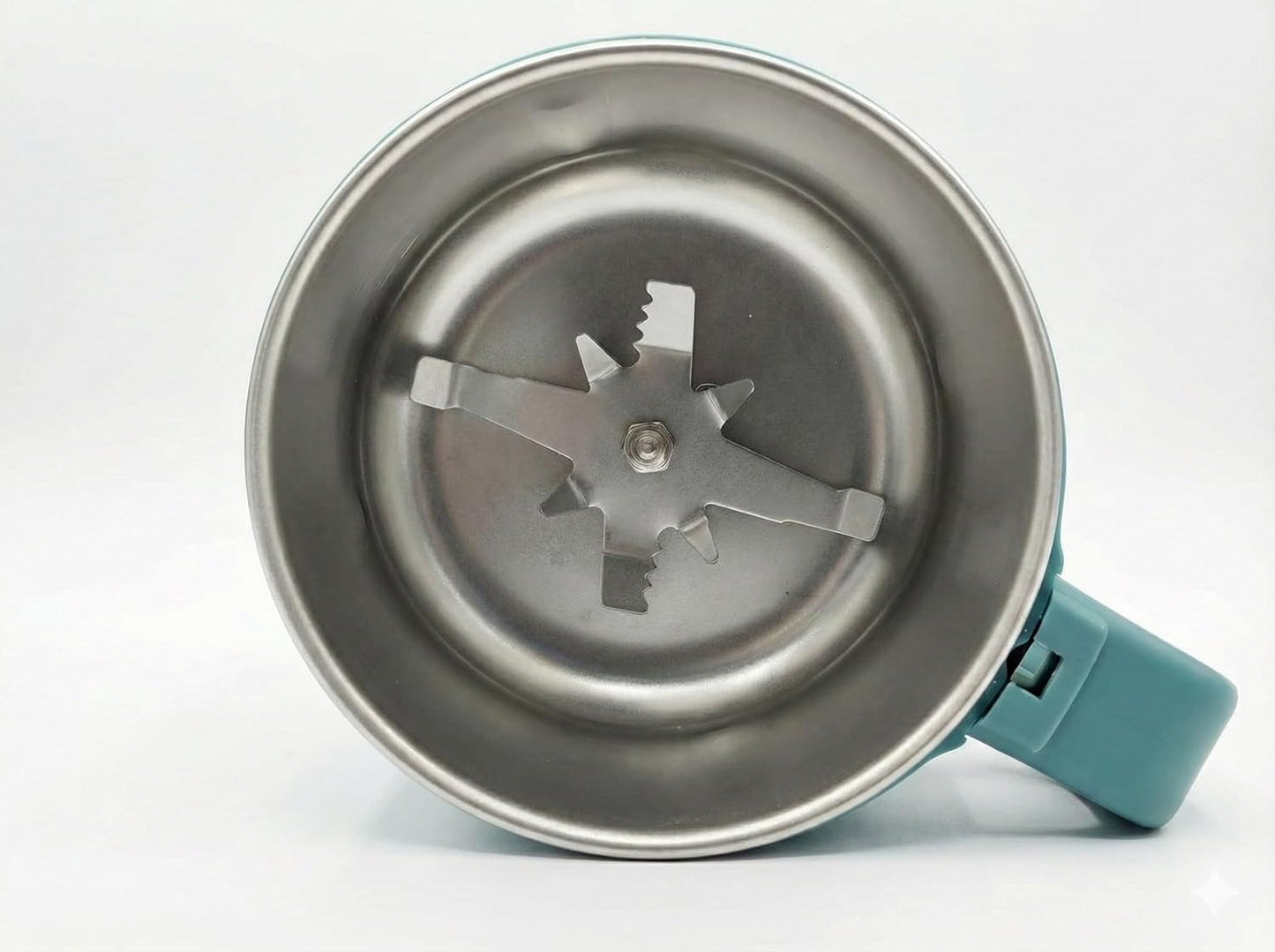 Electric Coffee and Spice Grinder with Stainless Steel Bowl, 200W Motor, Teal, Portable Multi Blade System for Beans, Masala, Herbs, Seeds and Nuts