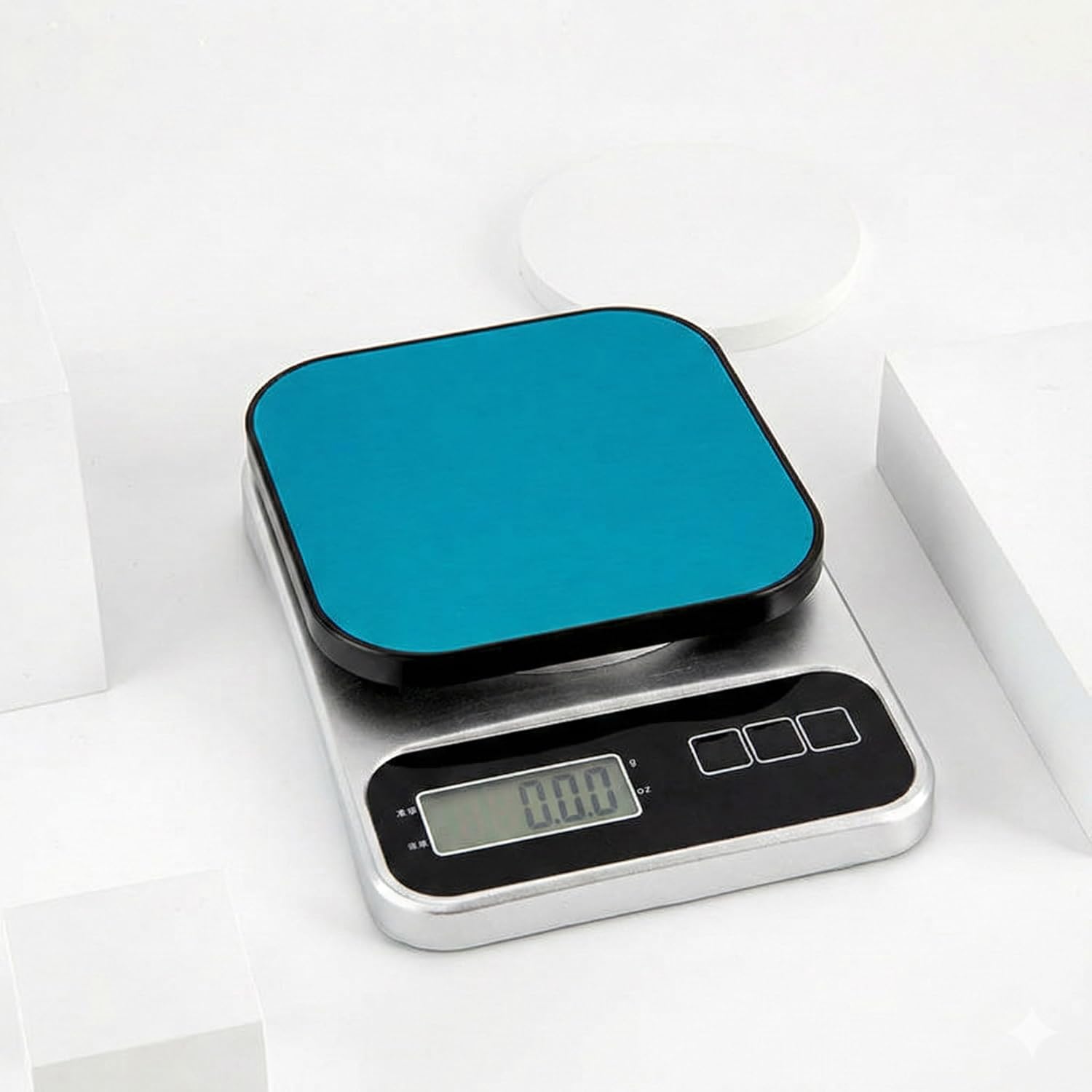 Digital Kitchen Weighing Scale with LCD Backlit Display, 10 KG Capacity, Compact Design for Home and Commercial Use