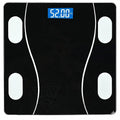 Smart Bluetooth Body Composition Scale, Digital Bathroom Weighing Machine with App Connectivity, Measures Weight, BMI, Body Fat, Muscle, Water, Visceral Fat, 180kg Capacity, LCD Display
