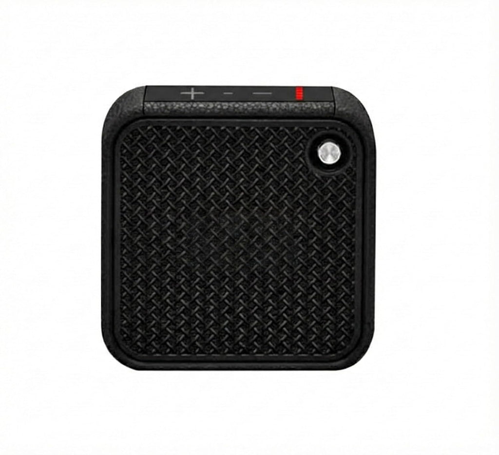 Bluetooth Speaker with Bluetooth 5.1, IP67 Water Resistant, 5W Output Power, 1200mAh Battery, Portable Wireless Speaker with Microphone, Black